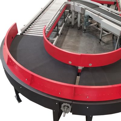 qualité  Logistics Curve Belt Conveyor Logistics Curved Conveyor Belts For Material Distribution And Sorting usine
